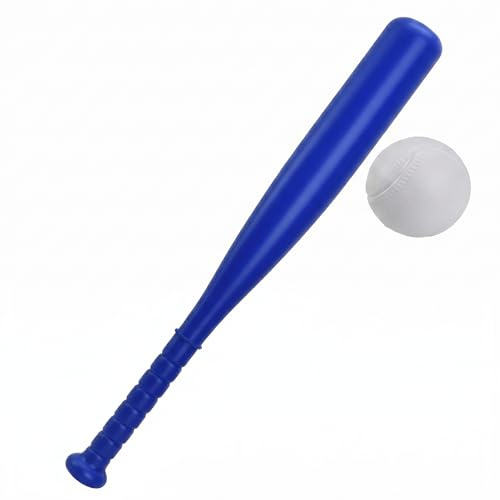 Mazza da baseball per bambini mazza da baseball in plastica multiuso per interni ed esterni per giochi e palestra blu