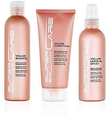 SBC Volume Set: Shampoo 250ml + Conditioner 200ml + Leave-In Spray 200ml