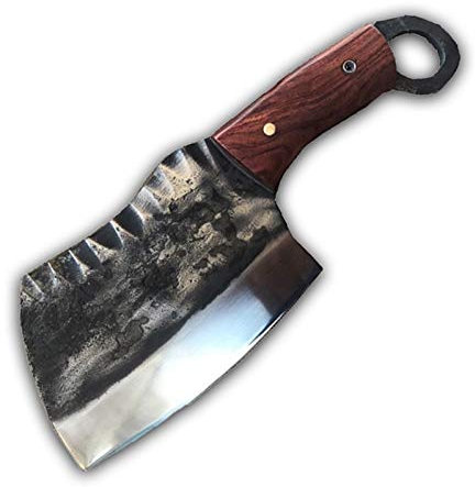 JJKB Chinesisches Küchenmesser Knochenschneider, Fleischerbeil, Carbon Steel Knochenschneider, Chinese Chef Knochenmesser Mehrzweck Haushalt Küche