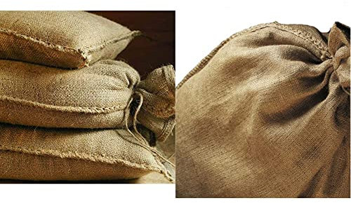 NOOR Sacs en Jute 20 kg (30 x 60 cm), Lot de 10 & 070601053PRN Sac en toile de jute 3 pièces 60 x 105 cm (Import Allemagne)