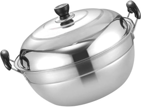Mikinona 1 Set Stainless Steel Steamer Ninja Air Fryer Hotpot Electric Air Fryer Accessories Air Fryer Ninja Stack Electric Kettle Instant Cooker Pot Oven Blender Steam Pot Household Pot
