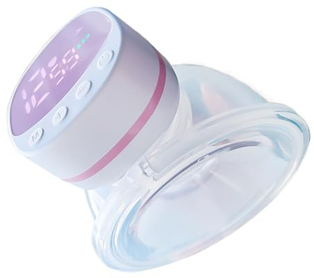 Bärbar Bröstpump LCD-display, 4 lägen 12 nivåer, låg ljudnivå, | Dubbel för handsfree portabel diskret tyst bärbar elektrisk bröstpump för ammande mammor på språng resa