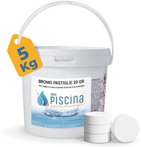 BROMO CLORO in PASTIGLIE 20 gr - confezione da 5 kg