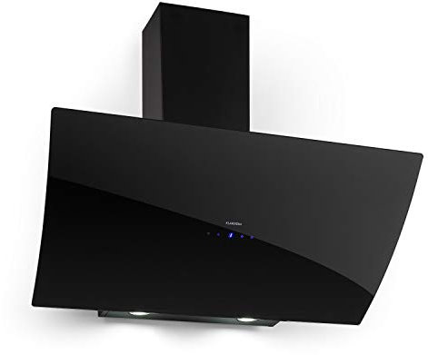 Klarstein Annabelle Hotte aspirante • Extracteur de fumée murale • Absorption et ventilation 90 cm - noir