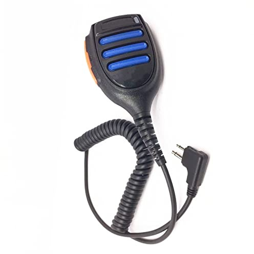 ARSMI Handmikrofon Kompatibel med Walkie Talkie CP160 EP450 GP300 GP68 GP88 CP88 CP040 CP100 CP125 CP140 walkie-talkie mikrofon (Color : Blue)