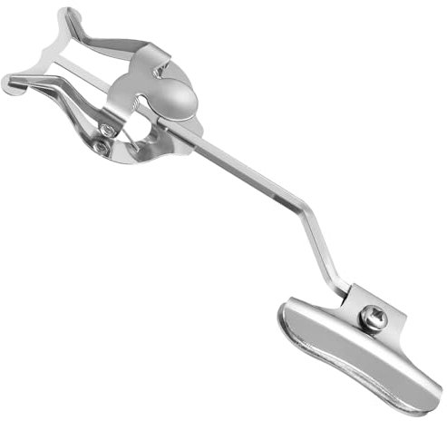 Vaguelly Trompete Notenständer Posaunen-Lyra Notenhalter - 18Cm Posaune -Lyra-Klemme - an Vertikaler Notenklammer Marschgabel Posaune Marschgabel Posaune Marschgabel Posaune