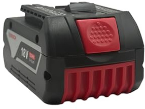Batteri för Bosch Professional 18 V – 6,0 Ah litiumjonbatteri GBA – kompatibel med Bosch 18 V-verktyg