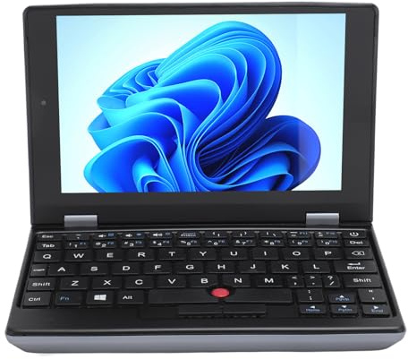Plyisty 7 Tum Mini Pocket Gaming Laptop för J4115 CPU Lätt Bärbar Dator för 11 Pro Multi-monitor Setup (12 GB+128 GB EU)