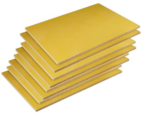 Epoxiisoleringsskiva - Elektrisk isoleringsskiva av kvalitet 3240 for modellbygge och industriella tillämpningar(10cmx10cm 8pcs)