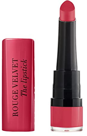 Bourjois Velvet The Lipstick Barra de Labios Tono 04 (Hip Hip Pink), 2.3 gr
