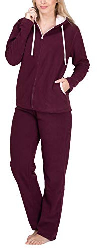 SLOUCHER - Chándal Polar de Mujer para Estar en casa, Größe:48/50, Color:Burdeos
