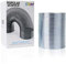 POPULAR SCIENCE Giant Springy Large Metal Coiled Helix Toy, Silver