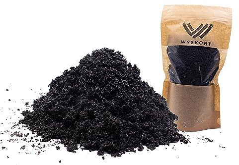 WYSKONT Grava negra para acuario, 15 kg, 0,6 – 1,2 mm, para acuario, decoración de acuario, arena de cuarzo, decoración de acuario, arena de cuarzo, decoración de acuario