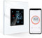 CNBINGO Smart Thermostat Unterputz mit Kristall Glasscheibe WLAN Digital Raumthermostat Kompatibel mit Alexa Echo, Google Assistant, 16Amp, Weiß