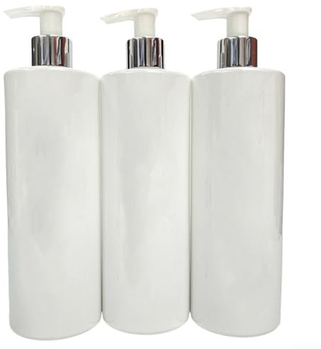 Bottiglie riutilizzabili in PET da 500 ml per gel doccia, sapone per le mani e altro ancora