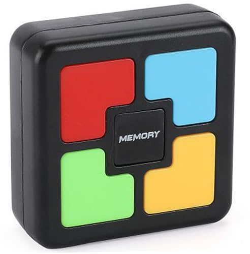 HoveeLuty Gioco di Memoria per Bambini con Musica, Gioco di Memoria educativo per Bambini dai 4 agli 8 Anni, di con Pulsanti, Alimentato a Batteria e Luminoso, per Migliorare la concentrazion