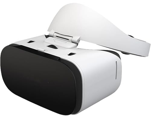 Casque VR for Smartphone, Lunettes de réalité virtuelle 3D, compatibles avec Les Smartphones de 4,7 à 6,7 Pouces, avec lentille Anti-Halo et Bandeau réglable