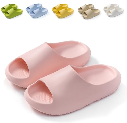 Hitopteu Kids Cloud Sliders Boys Girls Slippers Sandals Comfort Lightweight Slippers Non Slip EVA Shower Beach Pool Sliders