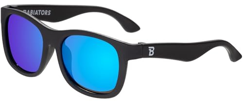 Babiators Blue Series Polarized UV Protection Children's Sunglasses, Dark Blue Mirror - Ages 3-5Y