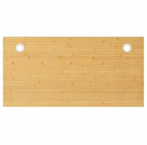 vidaXL Tablero de Escritorio de bambú 110x55x4 cm, Superficie de Mesa, Superficie de Mesa de Comedor, Tablero de Mesa de bambú