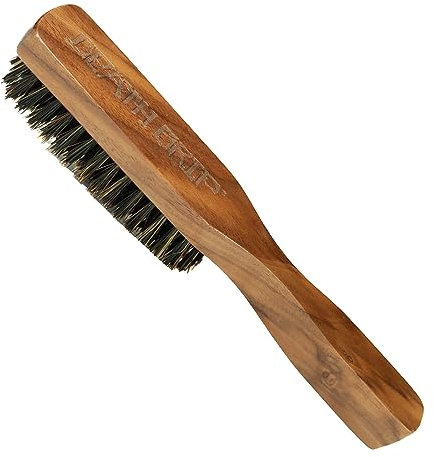Death Grip Beard Brush and Comb (Wooden Death Grip Brush For Grooming Beards & Hair)
