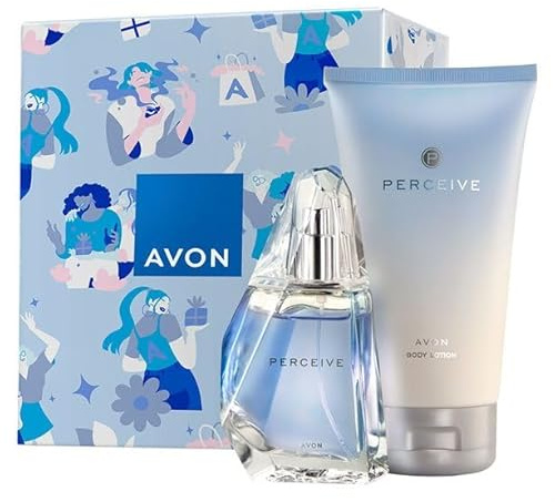 Avon Geschenkset Perceive für Sie Parfum Spray & Bodylotion orientalisch