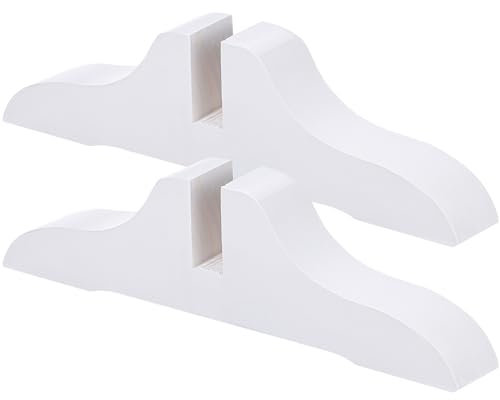 DECHOUS 2Pcs Room Divider Feet, Folding Room Divider Stand Wood Stand Feet, Partition Base Folding Privacy Screen Support Panel Base for Home Hotel Office