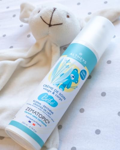 ALTHEYS | Zematopic | Babycreme Ekzeme | Beruhigt, Schützt und Repariert das Gesäß des Babys | Ohne Parfum | Ohne Korsone | 200 ml