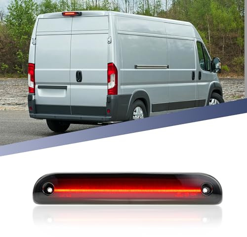 njssjd LED 3. Bremslicht Bremsleuchte für 2006–2025 F.iat Ducato 250 III, C.itroen Jumper II, P.eugeot Boxer II Dritte Bremsleuchte Rauchglas Rücklicht