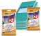 BIC - Paquete de 2 bolígrafos Cristal Originales, 20 colores surtidos, escritura duradera y 6 cuadernos Pukka Pad A5, 200 páginas con papel de 80 g/m² para la escuela y la oficina