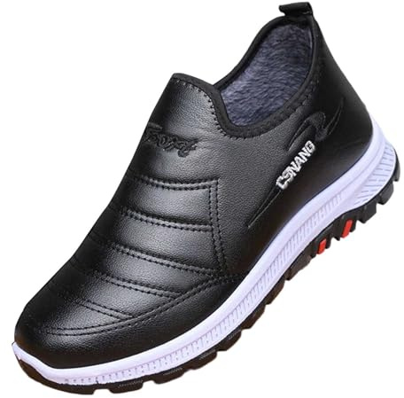 Dasongff Chaussures de Sport à Enfiler Pour Homme Hiver Chaud Chaussure Basses de Randonnée Chaussures Running Marche Antidérapant Sneakers Outdoor