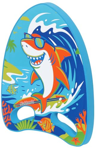 Nattork Boys Swimming Training Kickboard for Kids Teen Adult Beginners Swimming Training Aid Pool Exercise Equipment(Shark Rider)