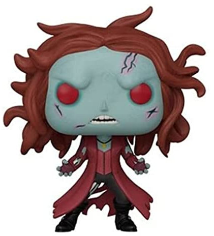Funko POP! Marvel - What If - Zombie Scarlet Witch - Marvel What If - Figuras Miniaturas Coleccionables Para Exhibición - Idea De Regalo - Mercancía Oficial - Juguetes Para Niños Y Adultos