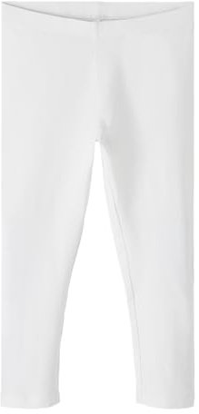NAME IT Mädchen Nkfvivian Ff Noos Capri Leggings, Bright White, 152 EU