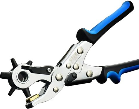 ONDIAN Locher aus Leder Haushalts-Gürtelstanzer, Stanzzange, Gürtelband-Lochstanzmaschine für Gürtel