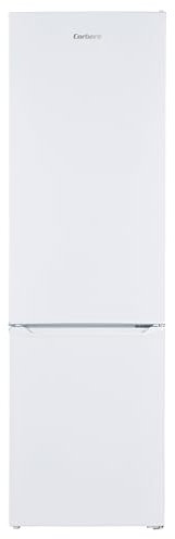 Corbero - Frigorífico Combi Estático | CCH1824EW | 262L | 56x54,5x180 | Luz LED | Crisper | Estantes de Cristal | Hueveras y Cubiteras | 40 Db | Blanco