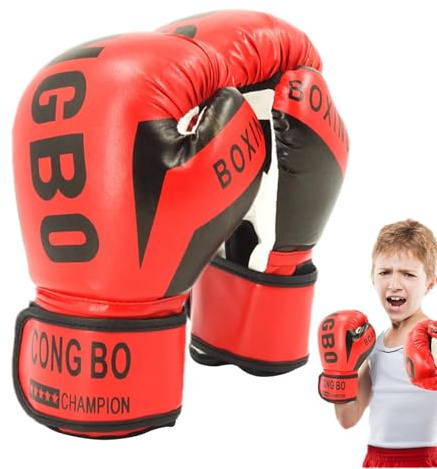 Guantes de boxeo para niños para entrenamiento, guantes de boxeo y