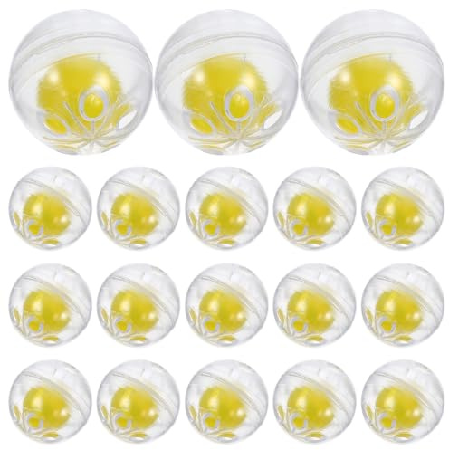 TOYANDONA 50pièces Billets pour Réparer Boîtes à Hochets Poupées et Autres Jouets Animaux Balles à Mâcher pour Oiseaux Insert