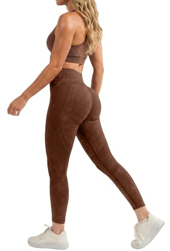 LKRSEEF Yoga Pants Donna Leggings Sportivi Pantalone Jogging Leggins Modellanti 3D Anticellulite Tuta Push Up Pantaloni Dimagranti Palestra Snellente Running Pilates