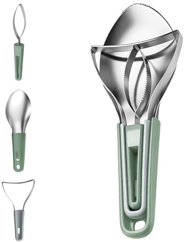Gadget Per Taglierino Per Mango - Affettatrice Per Avocado, Kiwi E Melone, Taglierino Per Frutta In Acciaio Inossidabile Per Anguria, Utensile Affilato Da Cucina Per Frutta, Campeggio, Picnic, All'ape