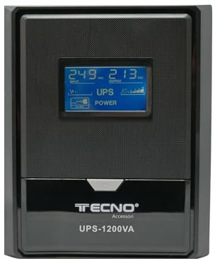 Gruppo di Continuità Ups TECNO® 1200VA 700W 3 Uscite Tripolare e Schuko
