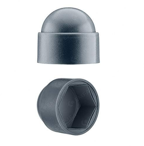 EMFA Cache-écrous M12 pour clé de 19 Anthracite 50 pcs. Bouche-Trou
