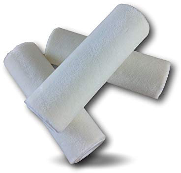 KIBROS Paquete de 3 manguitos de terciopelo con clip, ancho de 180 mm, eje Ø 8 mm, almohadillas de recambio para superficies lisas, barnizadas o lacas, paredes y techos, IB422 180 Cx3c