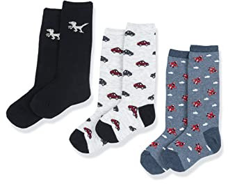 Chicco Set Kniestrümpfe aus Baumwolle, Strümpfe Unisex Kinder, Grau, 3-4 jahre (pack of 3)