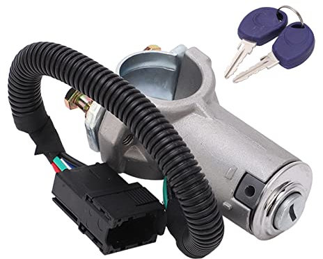 Interruttore a Chiave di Accensione, Chiavi Dell'interruttore a Cilindro del Blocchetto di Accensione 2996075 2996076 Sostituzione in Lega di Alluminio per DAILY MK4 2006‑2012