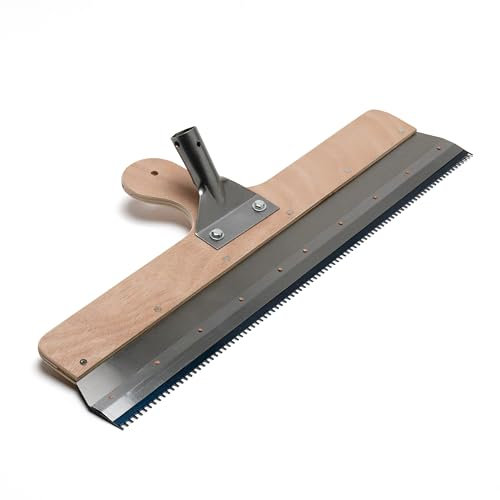 Großflächenrakel 560mm Stehrakel Zahnrakel Standrakel Flächenrakel Steckvorrichtung