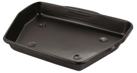 Almineez Poêle à cendres traditionnelle – 28 cm de large – Idéal pour les grilles de feu de taille standard de 40,6 cm – Cendrier pour feux ouverts | Brûleurs à bûches | Bac à feu | Bac à cendres