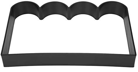 Pavimento de piedra molde paso a paso de piedra jardín de jardín césped pavimentadora caminata concreto de cemento molde de ladrillo abs plástico negro 41x25cm herramienta de