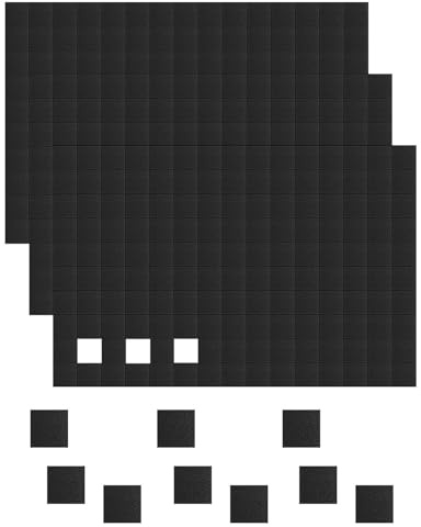 FUGLUS 450 PCS Placas Magnéticas Autoadhesivas 1x1 cm | Imanes Adhesivos Cuadrados para Notas, Fotos y Proyectos Manuales | Iman Adhesivo Pequeño para Manualidades, Nevera, Oficina y Escuela