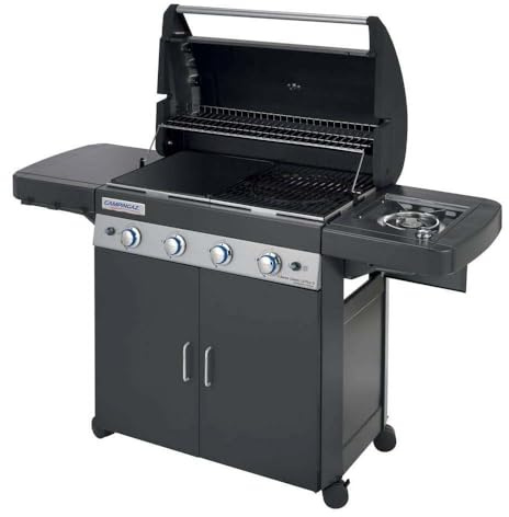 Campingaz griglia a gas Serie 4 Classic LS Plus, nero, 160 x 60 x 116 cm, 2000031360.